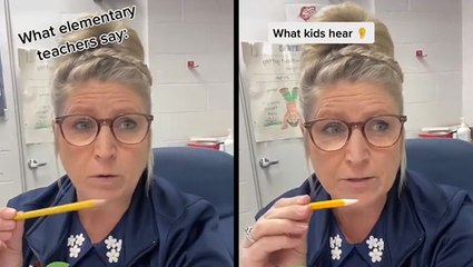 What Teachers Say Vs. What Students Hear