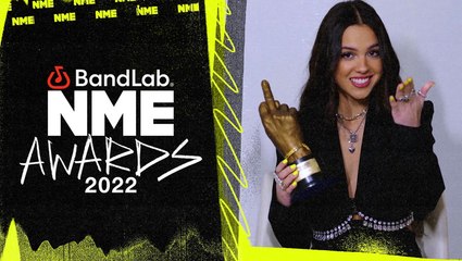 Olivia Rodrigo wins Best New Act In The World supported by CanO Water at the BandLab NME Awards 2022