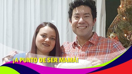 Andrea Lagunes está muy emocionada por la llegada de su primer bebé