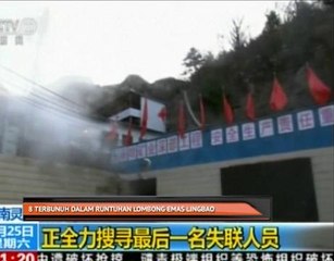 8 terbunuh dalam runtuhan lombong emas Lingbao