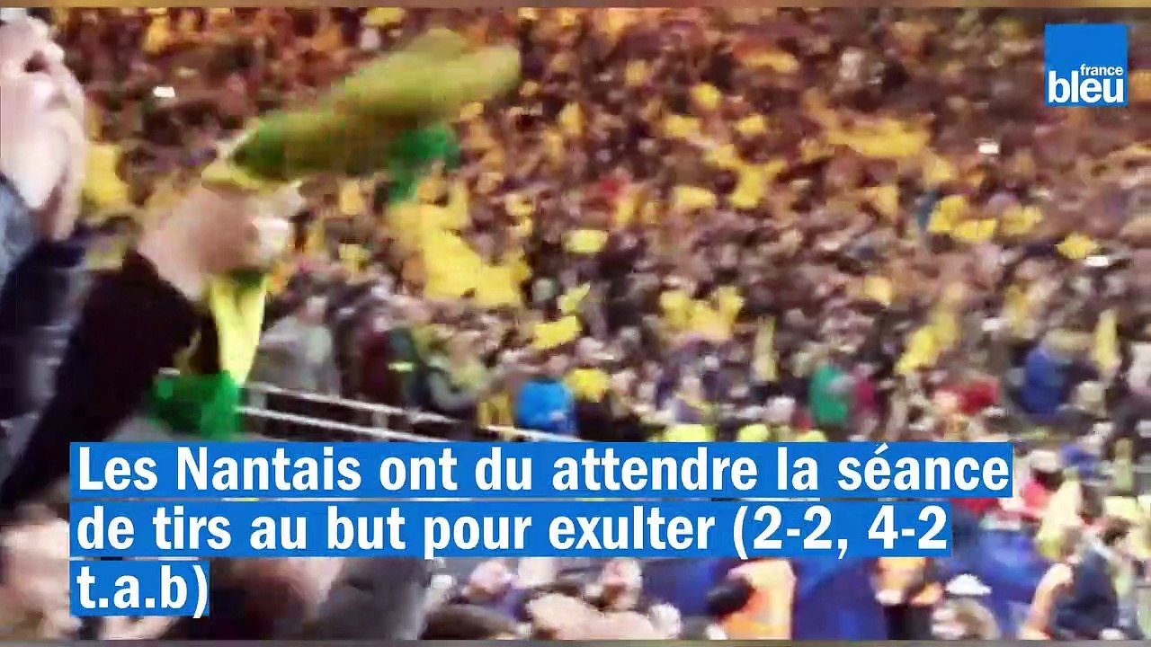 Coupe de France : la joie des supporters du FC Nantes après la qualification en finale