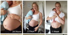 After sharing candid photos of her post-baby body this woman inspired many new mums