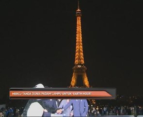 Mercu tanda dunia padam lampu untuk Earth Hour