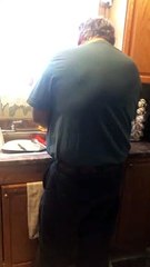 Spooking Dad Setting a Mouse Trap Ends up with it Snapping on Finger