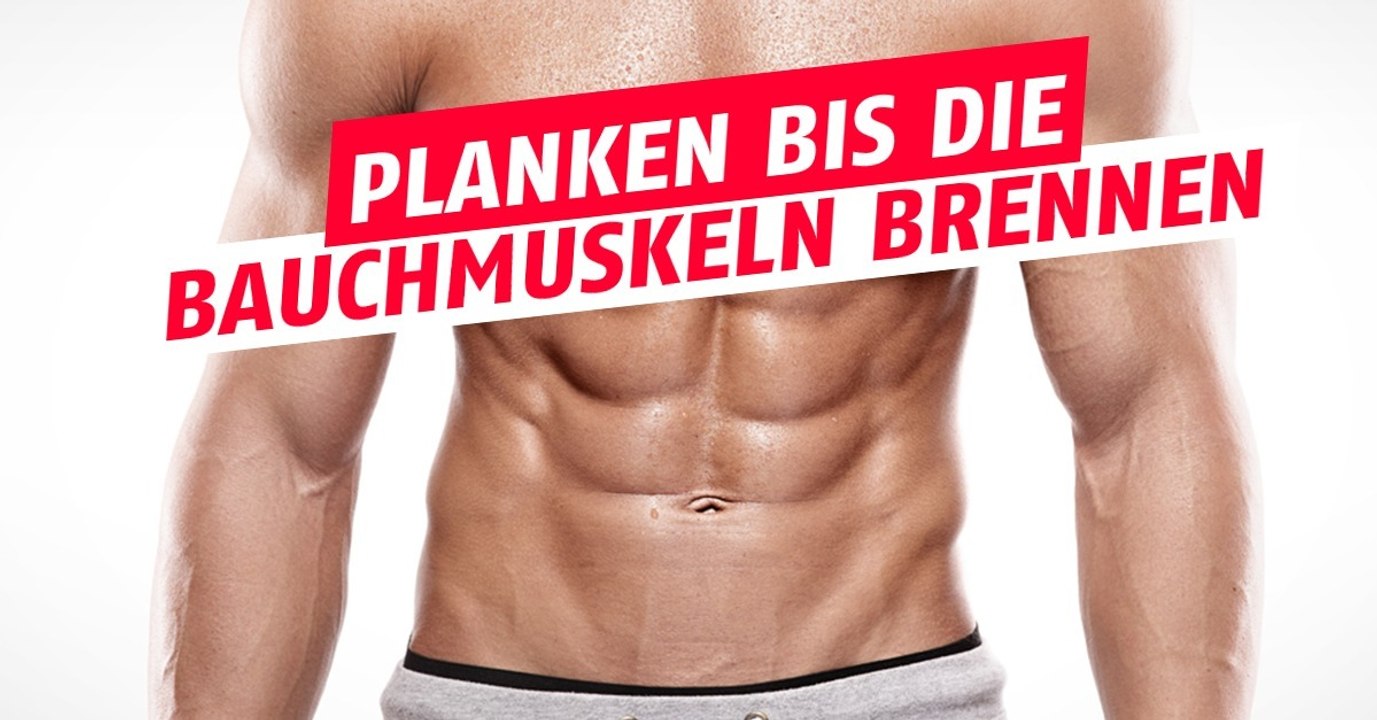 Bauchmuskeln: Bringt mit dieser Variante des Plankings Abwechslung in euer Workout