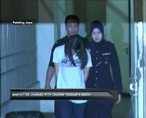 Babysitter charged with causing toddler's death