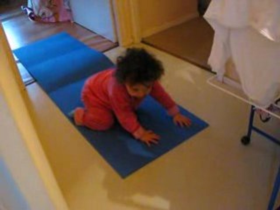 sarah fait des pompes