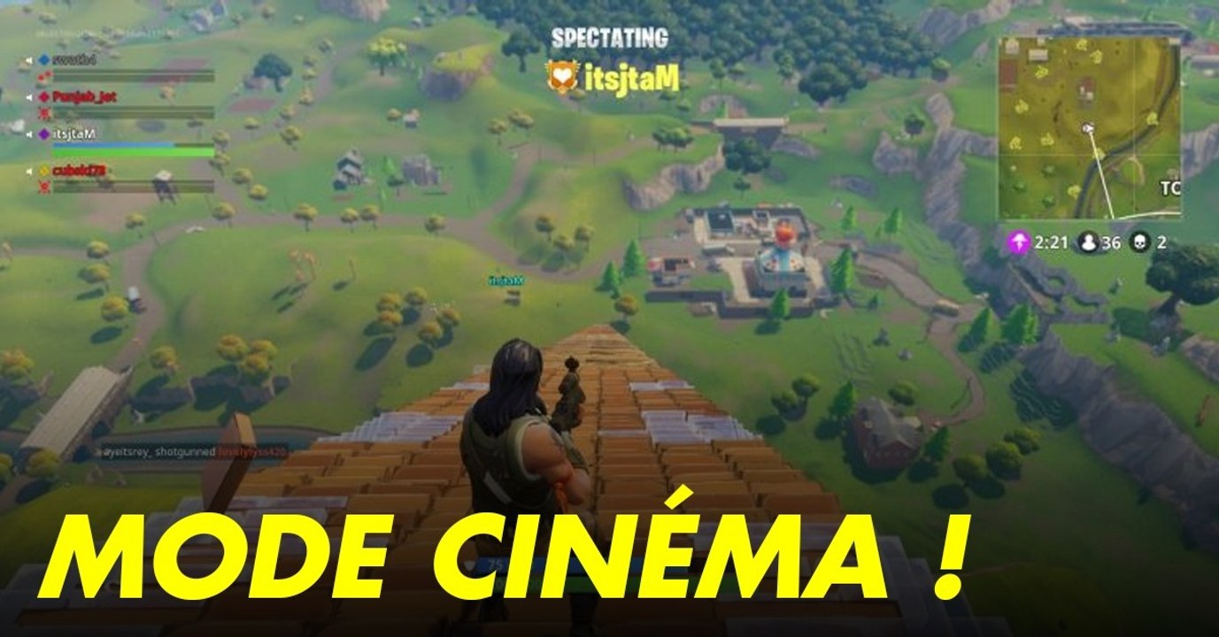 Fornite : un mode "Cinéma" découvert dans les fichiers du jeu laisse présager l'arrivée de fonctions replay