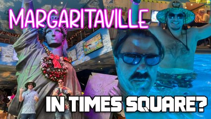 Donnie and PFT Do Margaritaville (In Times Square)