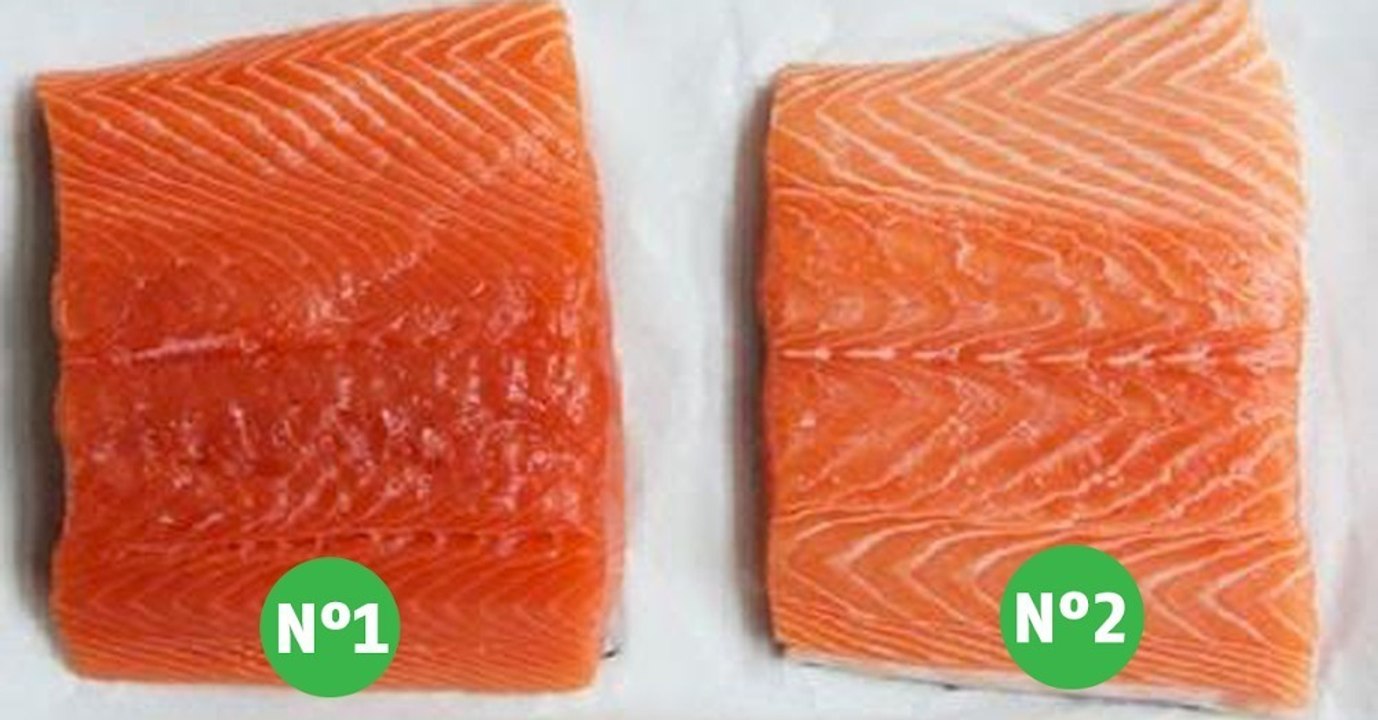 Rate, welches der beiden Lachsfilets das gesündere ist