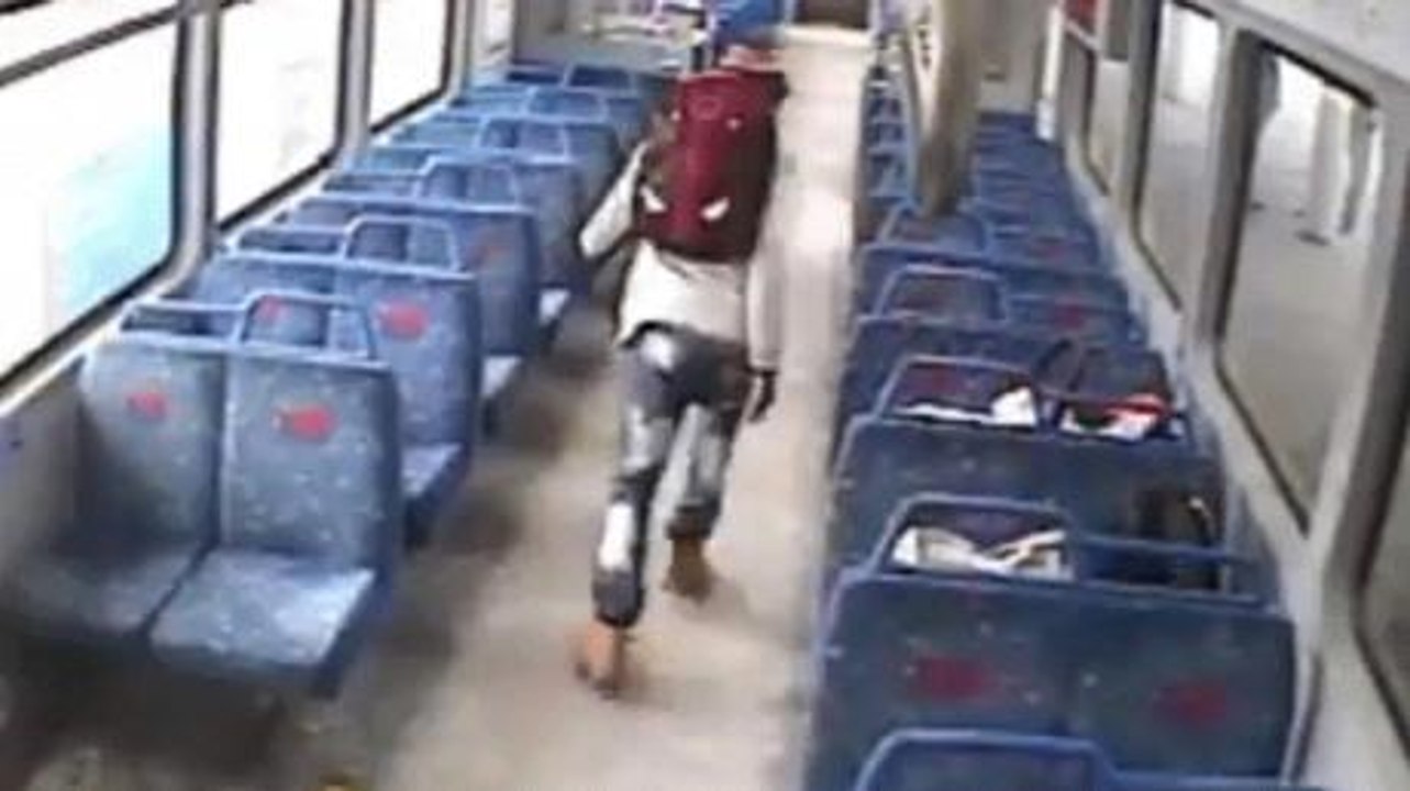 Father makes a huge mistake leaving his baby on the train unattended to have a smoke