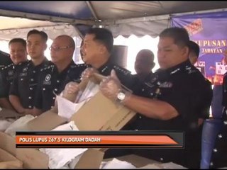 Polis lupus 267.5 kilogram dadah