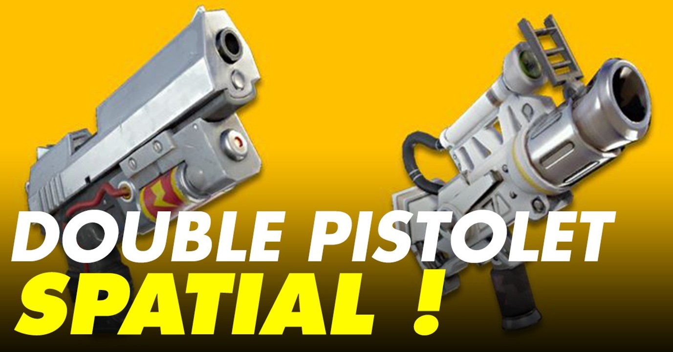 Fortnite : les double pistolets et le "space pistol" seront les prochaines armes ajoutées au mode battle royale
