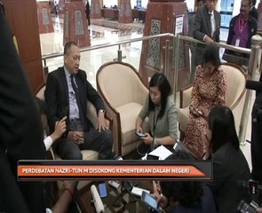 Perdebatan Nazri-Tun M disokong Kementerian Dalam Negeri