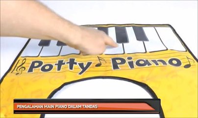Pengalaman main piano dalam tandas