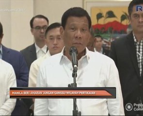 Manila beri amaran jangan ganggu wilayah pertikaian