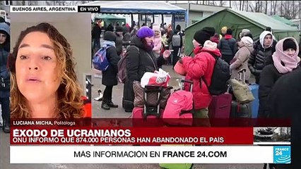 Luciana Micha: "Europa debe tener un plan integral para apoyar a los refugiados ucranianos"