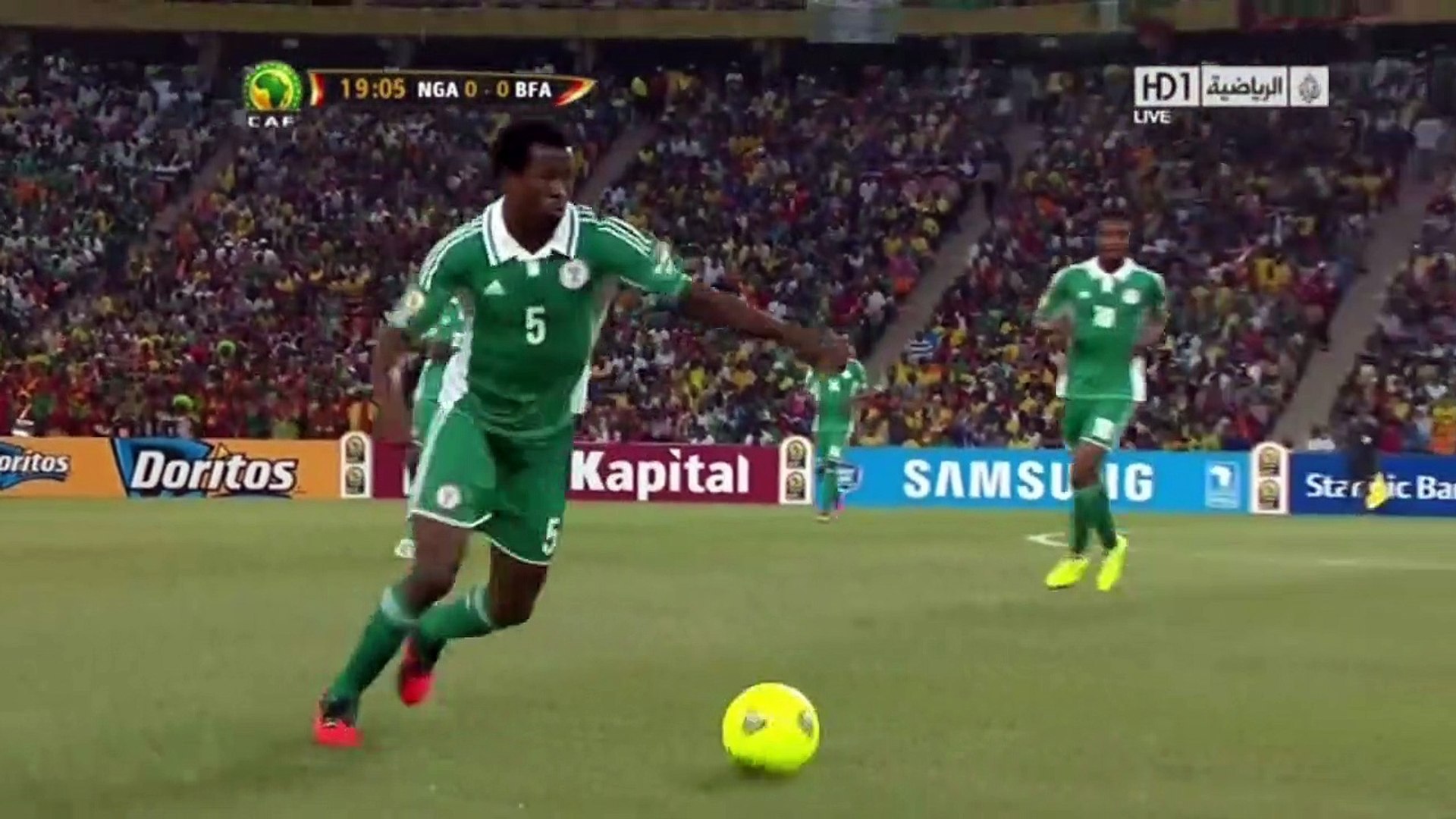 الشوط الاول مباراة نيجيريا و بوركينافاسو 1-0 نهائي كاس افريقيا 2013 - video  Dailymotion