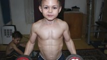 Giuliano Stroe: Das stärkste Kind der Welt wird mit 13 Bodybuilder