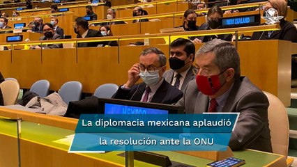 Misión de México en la ONU destaca "resolución histórica" ante guerra en Ucrania