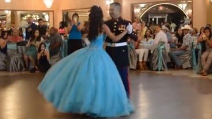 A Soldier Opened The Ball With His Daughter, But No One Was Expecting This!