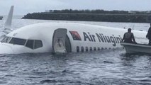 Horror im Pazifik: Flugzeug verfehlt die Landebahn und landet im Meer