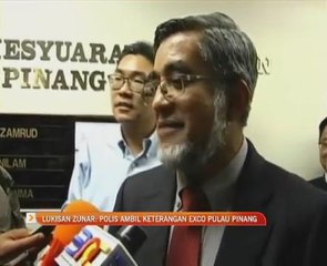 Lukisan Zunar: Polis ambil keterangan Exco Pulau Pinang