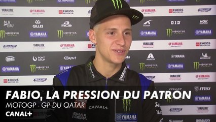Fabio Quartararo, la pression du patron