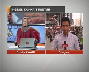 Insiden konkrit runtuh