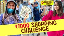 Rs. 1000 Shopping Challenge | Commercial Street Shopping ft. Chaitra Vasudevan | Vaishnavi RB