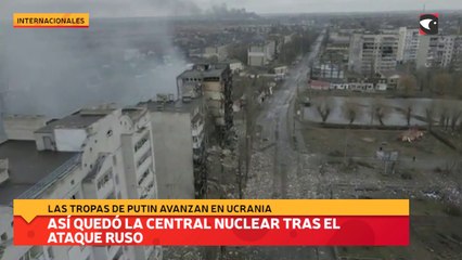 Así quedó la central nuclear tras el ataque ruso