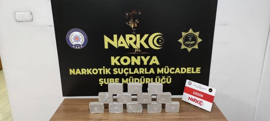 Konya’da narkotik ekiplerinden zehir tacirlerine suçüstü