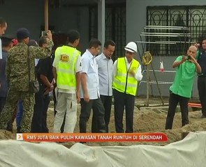 RM5 juta baik pulih kawasan tanah runtuh di Serendah