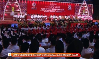 UMNO dicemburui kerana usaha kekal keharmonian kaum