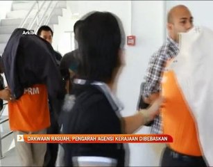 Dakwaan rasuah, pengarah agensi kerajaan dibebaskan