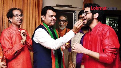 गडकरींसमोर सेना आमदार 'असं' का म्हणाला? चर्चांना उधाण..