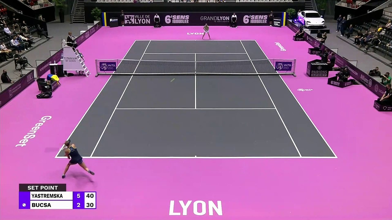 Highlights: Jastremska im Lyon-Viertelfinale