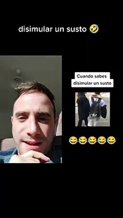 Disimular un susto 