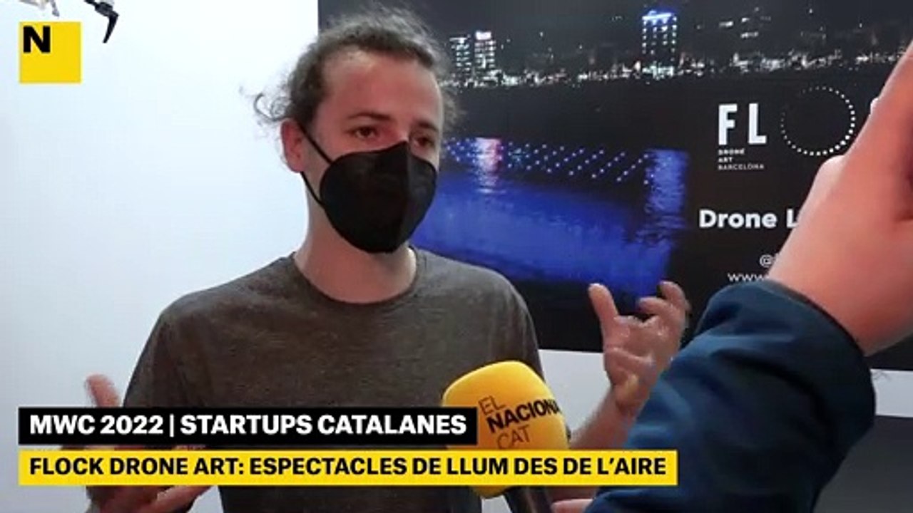 STARTUPS CATALANES DEL MWC 2022 | Flock Drone Art