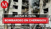 Treinta y tres personas murieron en Ucrania tras bombardeo en zona residencial