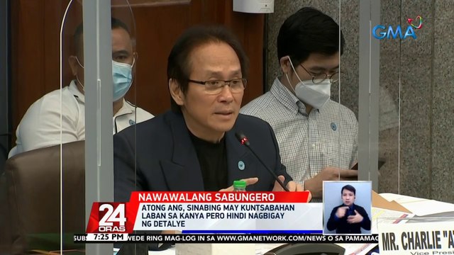 Charlie 'Atong' Ang, naglabas ng sama ng loob sa pagkakadawit ng kumpanya niya sa kaso ng mga nawawalang sabungero | 24 Oras