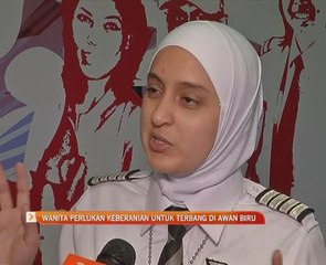 Wanita perlukan keberanian untuk terbang di awan biru