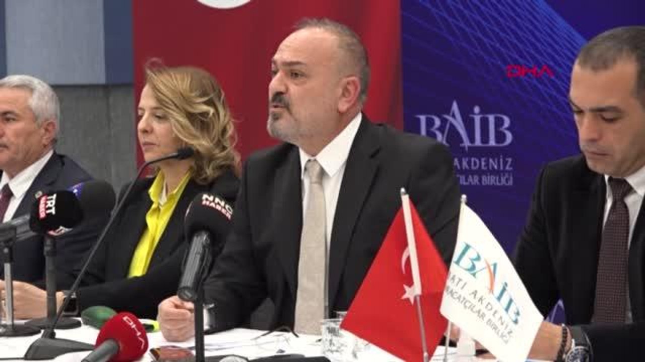 BATI AKDENİZ İHRACATÇILAR BİRLİĞİ BAŞKANI ÇAVUŞOĞLU: UKRAYNA'YA İHRACATTA SIKINTI HAD SAFHADA