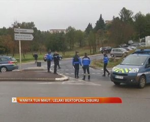 Wanita tua maut, lelaki bertopeng diburu