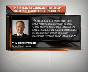 Pulihkan keyakinan terhadap badan kehakiman - Tun Arifin