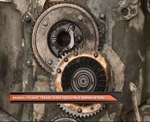 Bangkai pesawat Perang Dunia Kedua milik Jerman ditemui