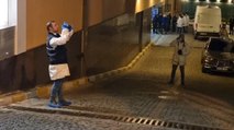 Beşiktaş otelin 7’inci katından düşen kadın ağır yaralandı