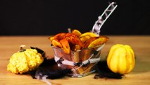 Blutig-lecker: Kürbis-Pommes aus dem Ofen für deine Halloween-Party