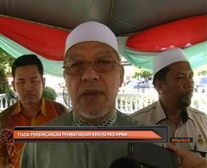 Tiada perbincangan pembahagian kerusi PAS - PPBM