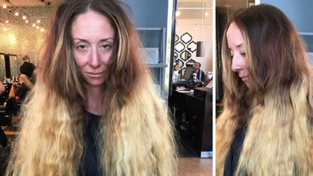 She changes her hair for her wedding and she's unrecognisable